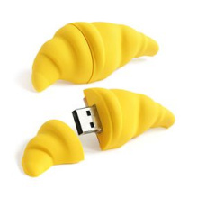 Custom made croissant USB stick - Topgiving